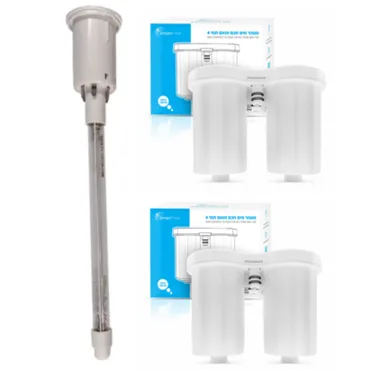 מבצע חסכון: 2 מסננים תואמים לבר מים תמי 4 פנימי + מנורת UV תואמת – ערכה שנתית